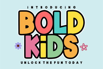 Bold Kids Font for Creative Typography Projects