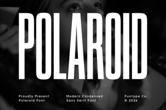 Polaroid Font for Creative Design Projects